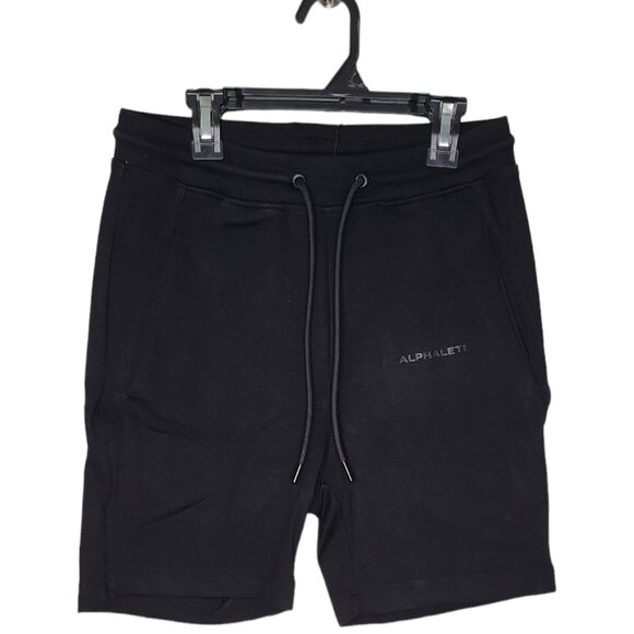Alphalete Men's Shorts Size XS Blackout Essential Core Jogging Sports Activewear - Picture 1 of 7